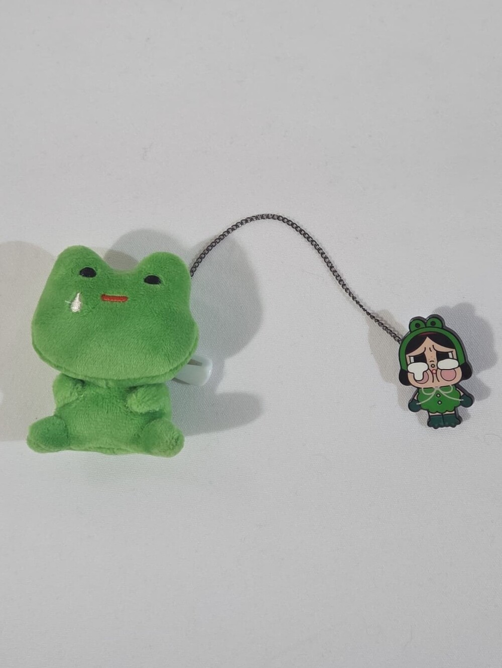 Pop Mart CRYBABY Crying Again Series-Plush Badge Blind Box: What A Frog set
